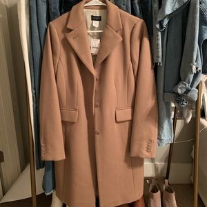 J.Crew Wool/Cashmere Coat, Size 8, Brand New